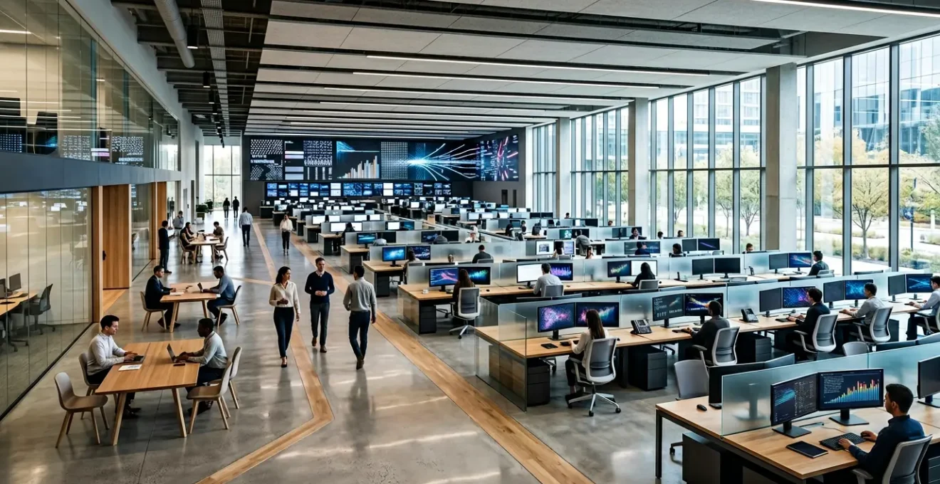 Modern service desk environment showcasing ITIL 4 digital transformation