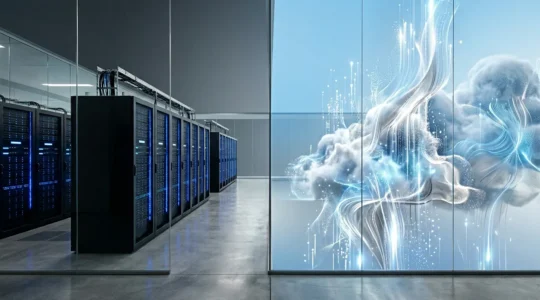 Business decision between on-premise servers and cloud computing infrastructure