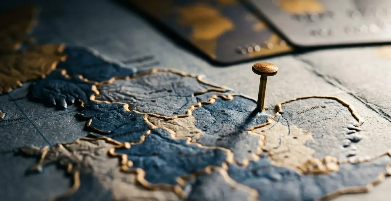 Macro shot of UK postcode data being processed for customer segmentation
