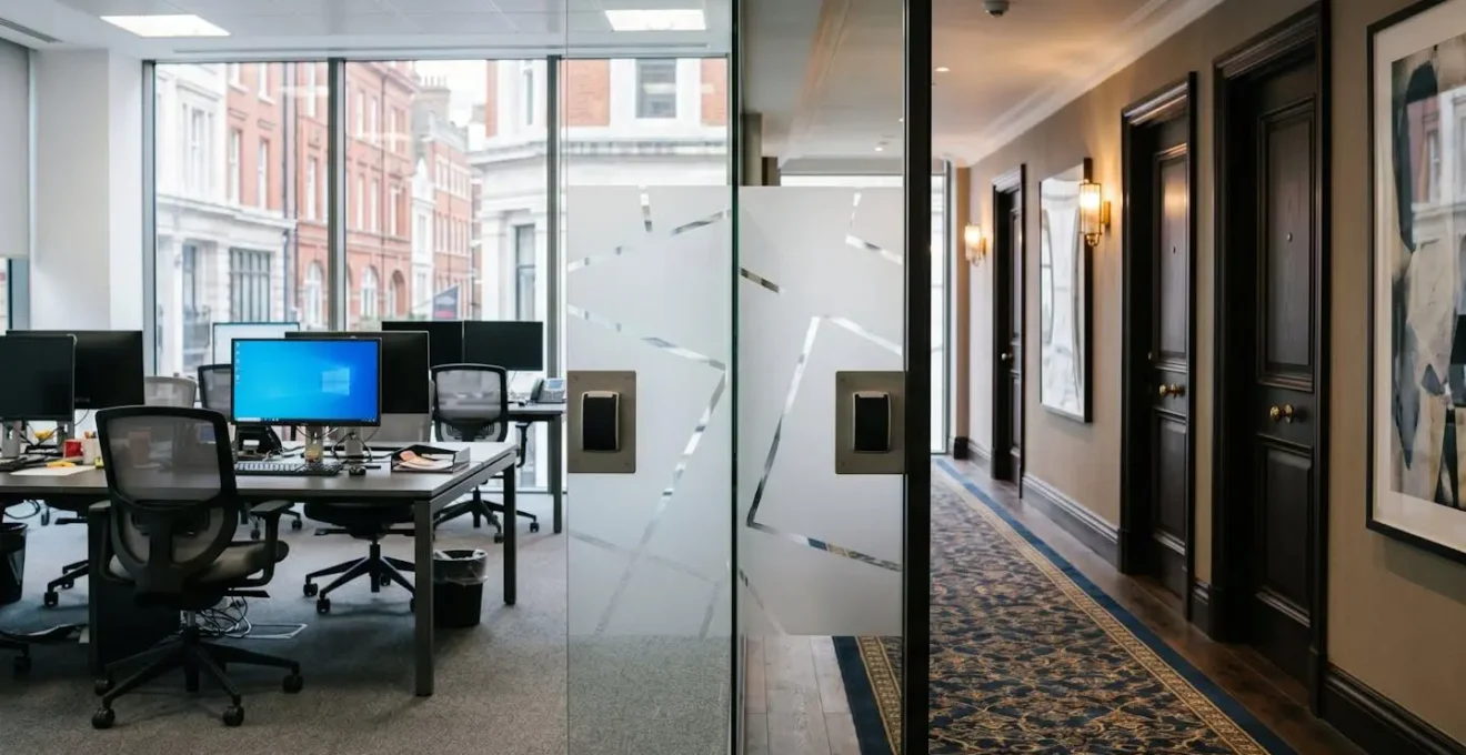 Visual representation of network microsegmentation using hotel room analogy